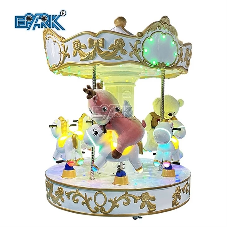 Coin Operated 6 Seats Angel Carousel