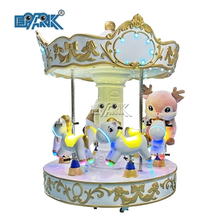 Coin Operated 6 Seats Angel Carousel