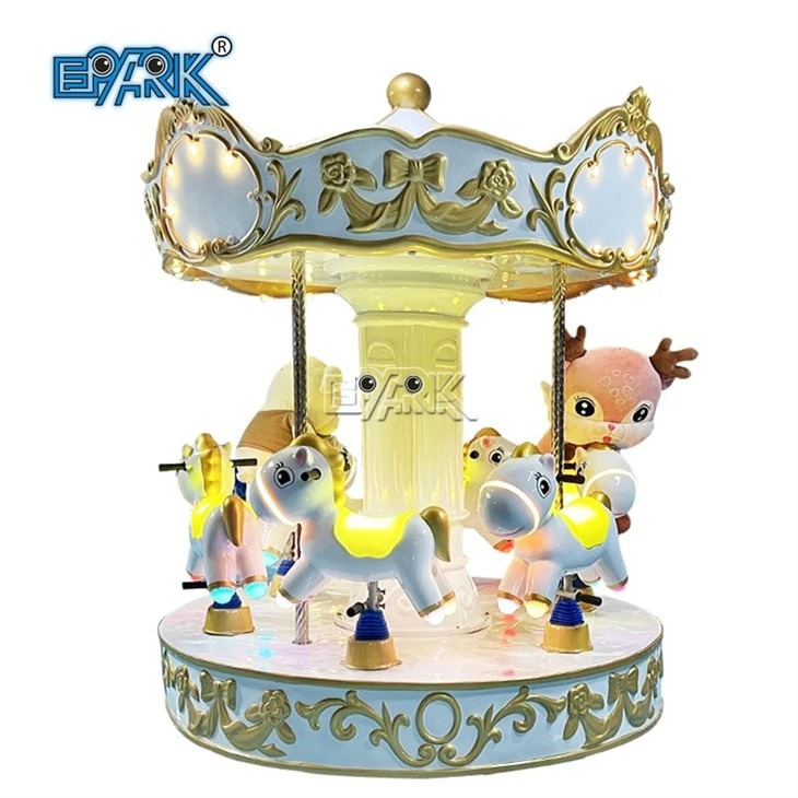 Coin Operated 6 Seats Angel Carousel