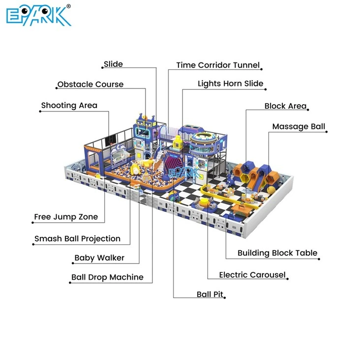 190m² Color Voyage Indoor Playground suppliers