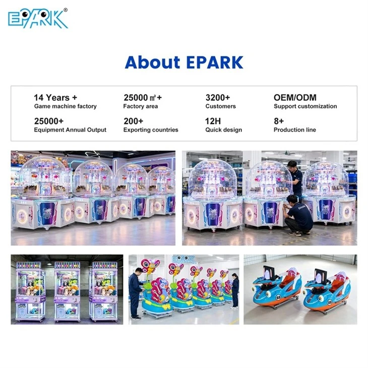 Coin Operated Rotating Prize Game Machine For Arcade And FEC factory