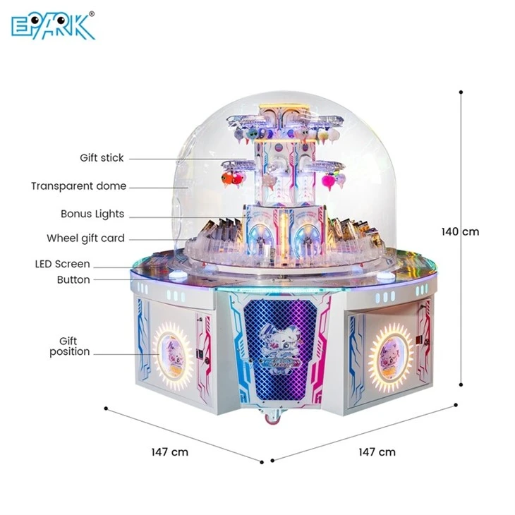 Coin Operated Rotating Prize Game Machine For Arcade And FEC suppliers