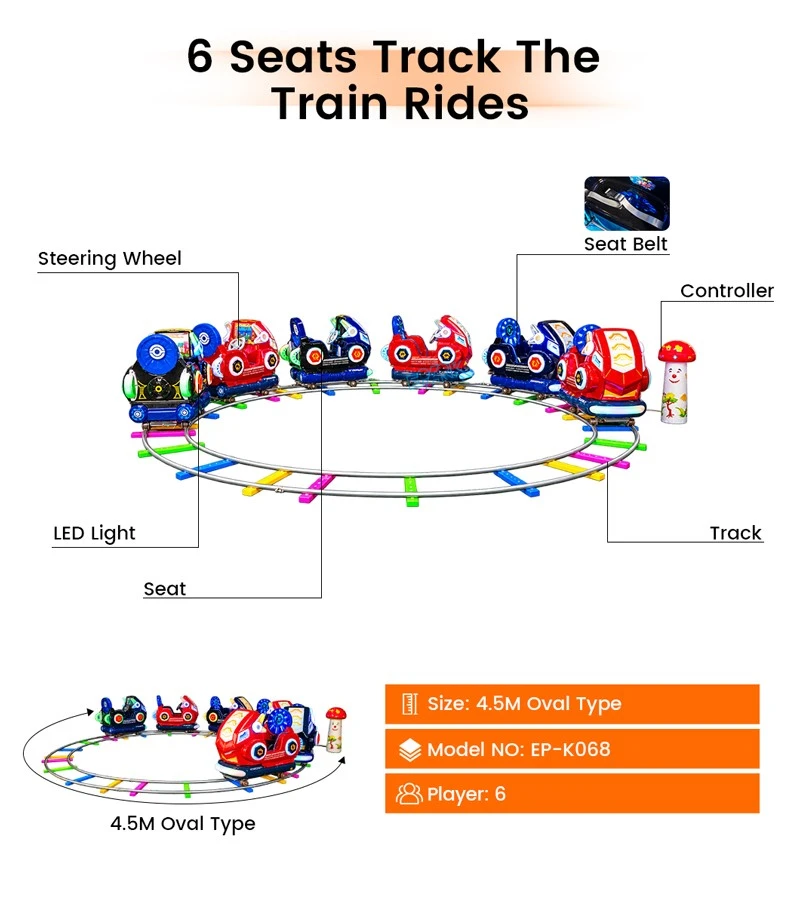 6 Seats Track The Train Rides2 6 Seats Track The Train Rides2
